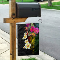 Hawaii Plumeria Garden Flag Polynesian Tattoo and Hibiscus LT03 - Polynesian Pride