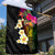 Hawaii Plumeria Garden Flag Polynesian Tattoo and Hibiscus