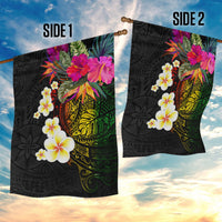 Hawaii Plumeria Garden Flag Polynesian Tattoo and Hibiscus LT03 - Polynesian Pride