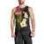 Hawaii Plumeria Men Tank Top Polynesian Tattoo and Hibiscus