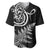 New Zealand Octopus Tattoo and Fern Baseball Jersey Maori Pattern