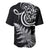 New Zealand Octopus Tattoo and Fern Baseball Jersey Maori Pattern