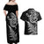 New Zealand Octopus Tattoo and Fern Couples Matching Off Shoulder Maxi Dress and Hawaiian Shirt Maori Pattern