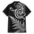 New Zealand Octopus Tattoo and Fern Family Matching Long Sleeve Bodycon Dress and Hawaiian Shirt Maori Pattern