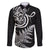 New Zealand Octopus Tattoo and Fern Family Matching Long Sleeve Bodycon Dress and Hawaiian Shirt Maori Pattern