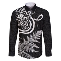 New Zealand Octopus Tattoo and Fern Family Matching Short Sleeve Bodycon Dress and Hawaiian Shirt Maori Pattern