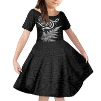 New Zealand Octopus Tattoo and Fern Family Matching Summer Maxi Dress and Hawaiian Shirt Maori Pattern
