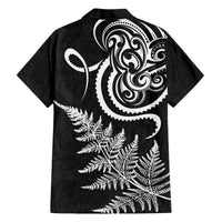 New Zealand Octopus Tattoo and Fern Hawaiian Shirt Maori Pattern LT03 - Polynesian Pride