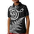 New Zealand Octopus Tattoo and Fern Kid Polo Shirt Maori Pattern