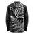 New Zealand Octopus Tattoo and Fern Long Sleeve Shirt Maori Pattern