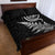 New Zealand Octopus Tattoo and Fern Quilt Bed Set Maori Pattern