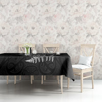 New Zealand Octopus Tattoo and Fern Tablecloth Maori Pattern LT03 - Polynesian Pride