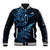 New Zealand Octopus Tattoo and Fern Baseball Jacket Maori Pattern Matariki Style