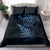 New Zealand Octopus Tattoo and Fern Bedding Set Maori Pattern Matariki Style