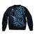 New Zealand Octopus Tattoo and Fern Bomber Jacket Maori Pattern Matariki Style