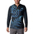 New Zealand Octopus Tattoo and Fern Button Sweatshirt Maori Pattern Matariki Style