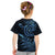 New Zealand Octopus Tattoo and Fern Kid T Shirt Maori Pattern Matariki Style