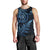 New Zealand Octopus Tattoo and Fern Men Tank Top Maori Pattern Matariki Style