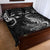 New Zealand Crocodile Tattoo and Fern Quilt Bed Set Maori Pattern