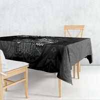 New Zealand Crocodile Tattoo and Fern Tablecloth Maori Pattern LT03 - Polynesian Pride
