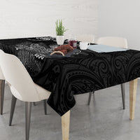 New Zealand Crocodile Tattoo and Fern Tablecloth Maori Pattern LT03 - Polynesian Pride