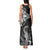 New Zealand Crocodile Tattoo and Fern Tank Maxi Dress Maori Pattern