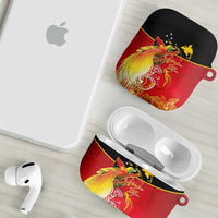 Papua New Guinea Independence Day AirPods Case Happy Anniversary 50th Bird-of-paradise Melanesian Tattoos - Polynesian Pride