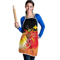 Papua New Guinea Independence Day Apron Happy Anniversary 50th Bird-of-paradise Melanesian Tattoos - Polynesian Pride