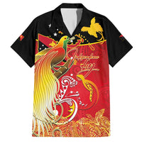 Papua New Guinea Independence Day Family Matching Long Sleeve Bodycon Dress and Hawaiian Shirt Happy Anniversary 50th Bird-of-paradise Melanesian Tattoos - Polynesian Pride