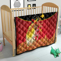 Papua New Guinea Independence Day Quilt Happy Anniversary 50th Bird-of-paradise Melanesian Tattoos - Polynesian Pride