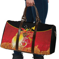 Papua New Guinea Independence Day Travel Bag Happy Anniversary 50th Bird-of-paradise Melanesian Tattoos - Polynesian Pride