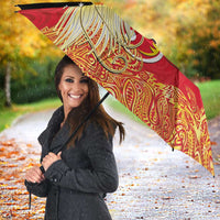 Papua New Guinea Independence Day Umbrella Happy Anniversary 50th Bird-of-paradise Melanesian Tattoos - Polynesian Pride