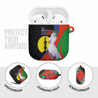 New Caledonia AirPods Case Kagu Bird and The Seal with Melanesian Culture - Polynesian Pride