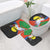 New Caledonia Bathroom Set Kagu Bird and The Seal with Melanesian Culture - Polynesian Pride