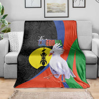 New Caledonia Blanket Kagu Bird and The Seal with Melanesian Culture - Polynesian Pride