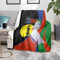 New Caledonia Blanket Kagu Bird and The Seal with Melanesian Culture - Polynesian Pride