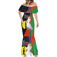 New Caledonia Mermaid Dress Kagu Bird and The Seal with Melanesian Culture - Polynesian Pride
