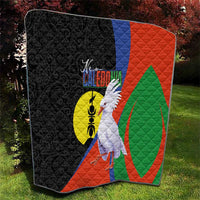 New Caledonia Quilt Kagu Bird and The Seal with Melanesian Culture - Polynesian Pride