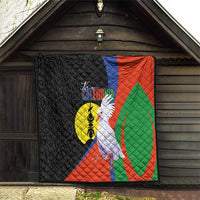 New Caledonia Quilt Kagu Bird and The Seal with Melanesian Culture - Polynesian Pride