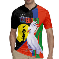 New Caledonia Rugby Jersey Kagu Bird and The Seal with Melanesian Culture - Polynesian Pride