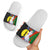 New Caledonia Slide Sandals Kagu Bird and The Seal with Melanesian Culture - Polynesian Pride