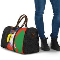 New Caledonia Travel Bag Kagu Bird and The Seal with Melanesian Culture - Polynesian Pride