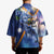 Marshall Islands Manit Day Kimono Grunge National Flag with Whales and Tribal Tattoos - Polynesian Pride