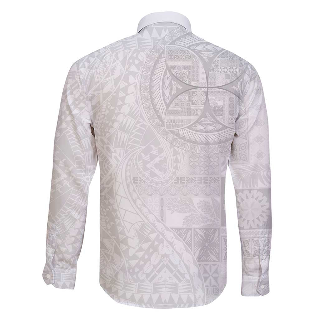 Samoan Culture-Lotu Tamaiti Family Matching Summer Maxi Dress and Hawaiian Shirt Siapo and Polynesian Art Tattoos - Polynesian Pride