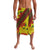 Samoan Culture Lavalava Hibiscus and Ula Fala with Tapa Pattern YellowColor