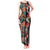 Hawaiian Hibiscus and Tropical Leaves Tank Maxi Dress Patchwork Grunge Abstract Vintage Style