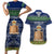 tokelau-christmas-couples-matching-short-sleeve-bodycon-dress-and-hawaiian-shirt-coat-of-arms-and-map-beautiful-merry-xmas-snowflake