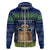 Tokelau Christmas Hoodie Coat of Arms and Map Beautiful Merry Xmas Snowflake LT03 - Polynesian Pride