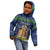 Tokelau Christmas Kid Hoodie Coat of Arms and Map Beautiful Merry Xmas Snowflake LT03 - Polynesian Pride