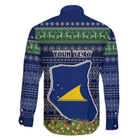 personalised-tokelau-christmas-family-matching-off-shoulder-maxi-dress-and-hawaiian-shirt-coat-of-arms-and-map-beautiful-merry-xmas-snowflake